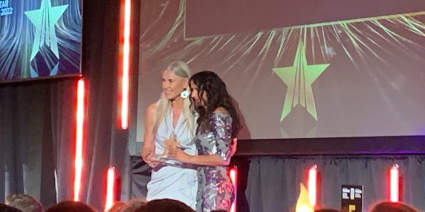Mandy Kaur-Sadler receives her award